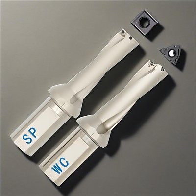 U Drill 2xD, Indexable Carbide Inserts Drill For SPMT/SPMG